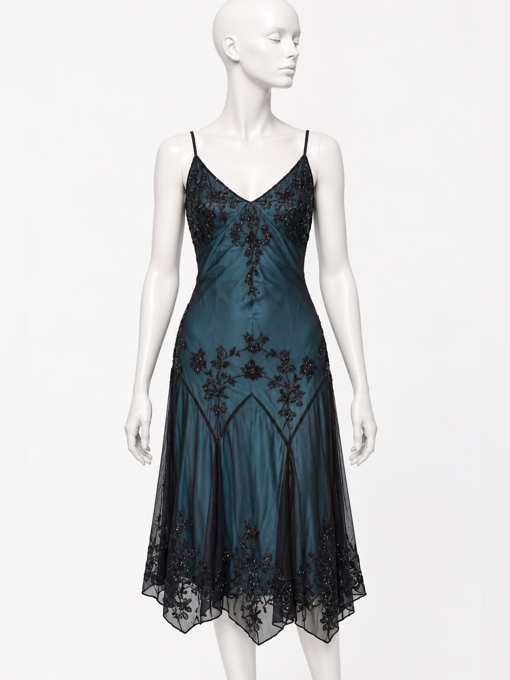 Vintage fairycore Adriana papell midi dress